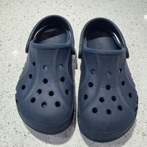 Kids Classic Crocs clogs, size 12, navy
